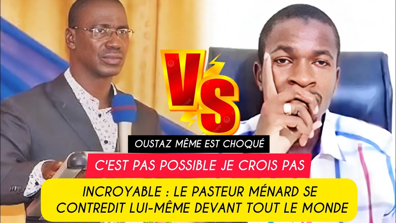 💢🛑INCROYABLE : LE PASTEUR MÉNARD (se contredit lui-même) DEVANT TOUT LE MONDE🔥