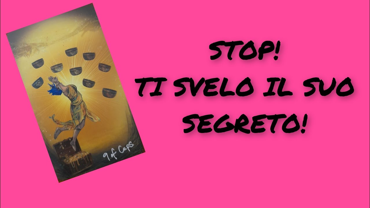 ⛔️ STOP!⛔️ TI SVELO IL SUO SEGRETO!🔜#tarocchi#Arcani#interattivo