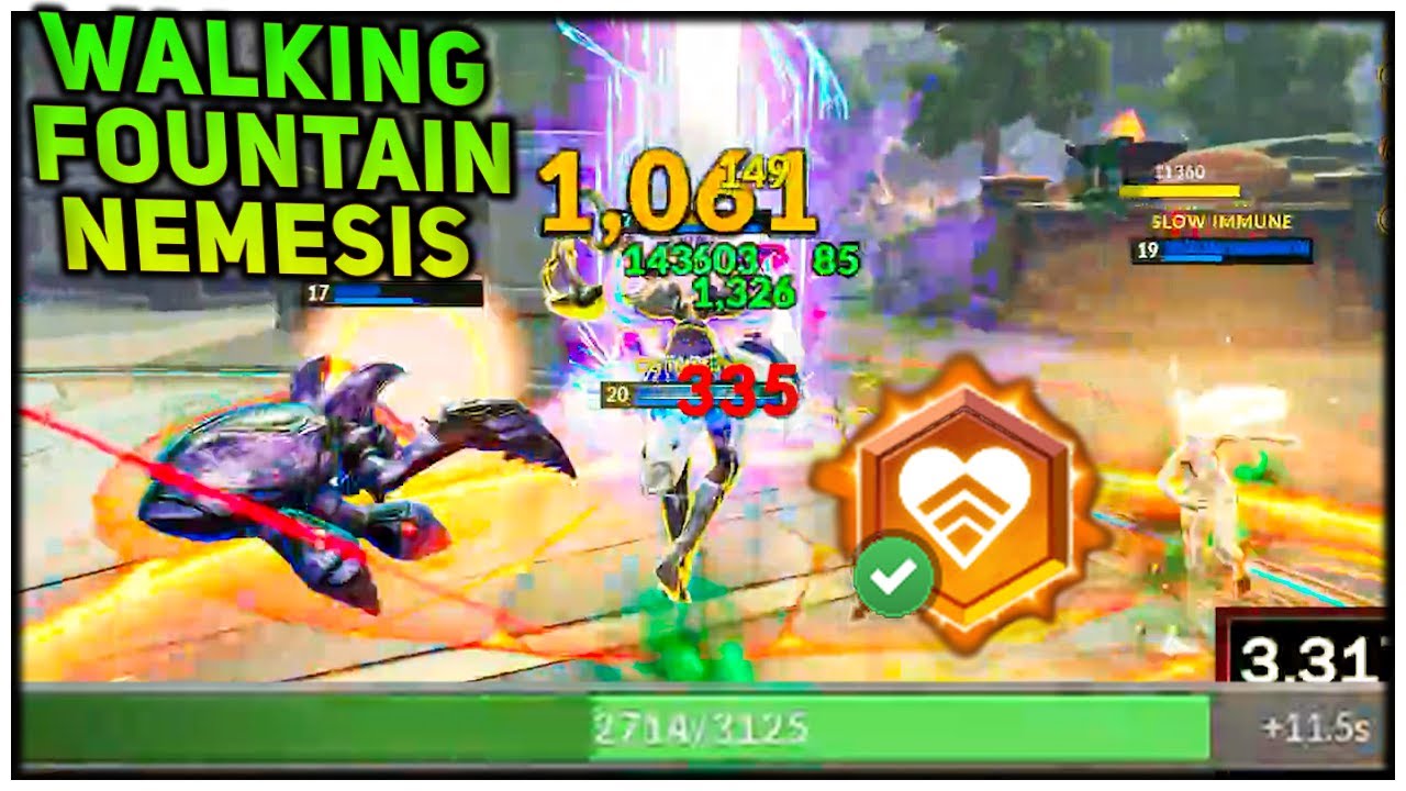 The Walking Fountain Nemsis Build With New Aspect!
