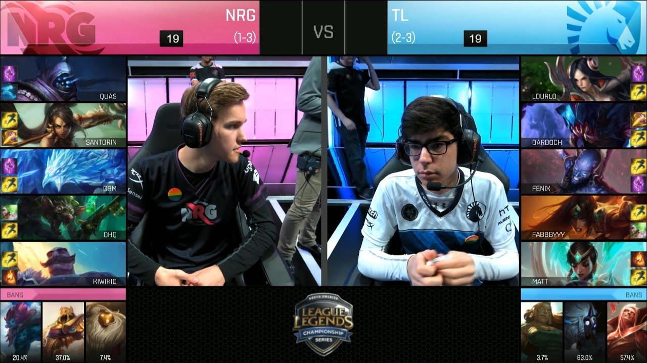 TL vs NRG Game 2 Highlights - TEAM LIQUID vs NRG ESPORTS NA LCS Week 3 Summer 2016