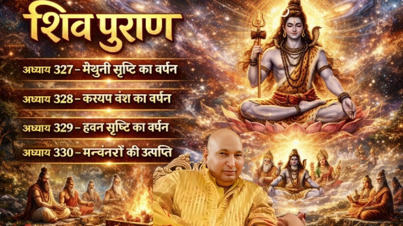 शिवपुराण: कैसे हुई उत्पत्ति मेथुनी सृष्टि की, मन्वन्तरों और कश्प वंश की? क्या है हवन करने की विधि?