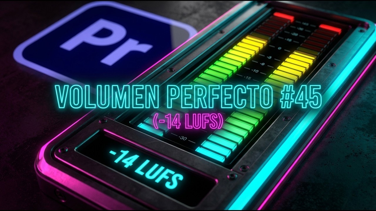 Premiere Pro 2026: Mezcla Final de AUDIO para YOUTUBE ✅ (-14 LUFS y True Peak)
