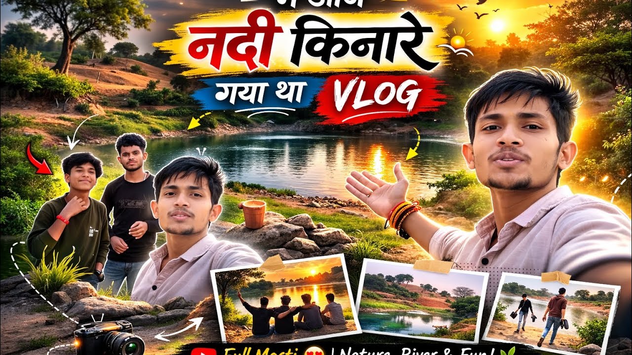 गाँव की नदी पर मस्ती 😎 | Full Desi Vlog lvlog video l vlogger l new year 2026