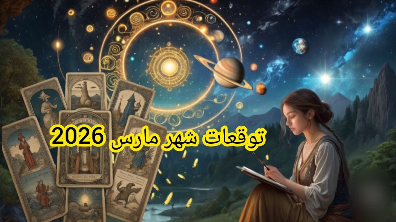 ماذا يخبيء لك شهر( مارس الثالث) 2026 حسب الحرف الأول من أسمك أو اختر رمز 
