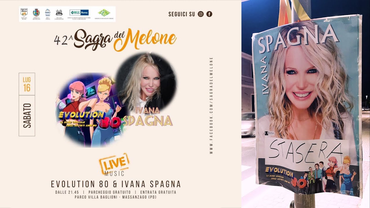Ivana Spagna In Concerto Con Gli Evolution 80 - 16 Luglio 2022