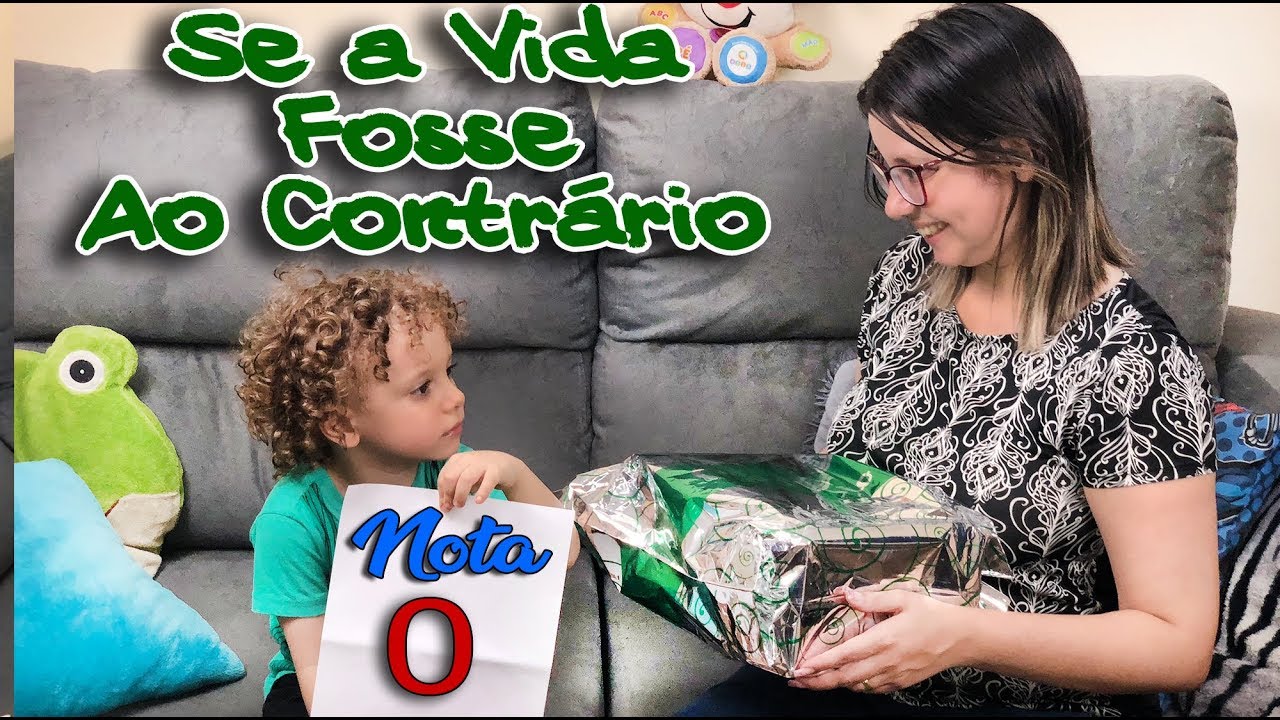 SE A VIDA FOSSE AO CONTRÁRIO NA ESCOLA Dany e Cadu