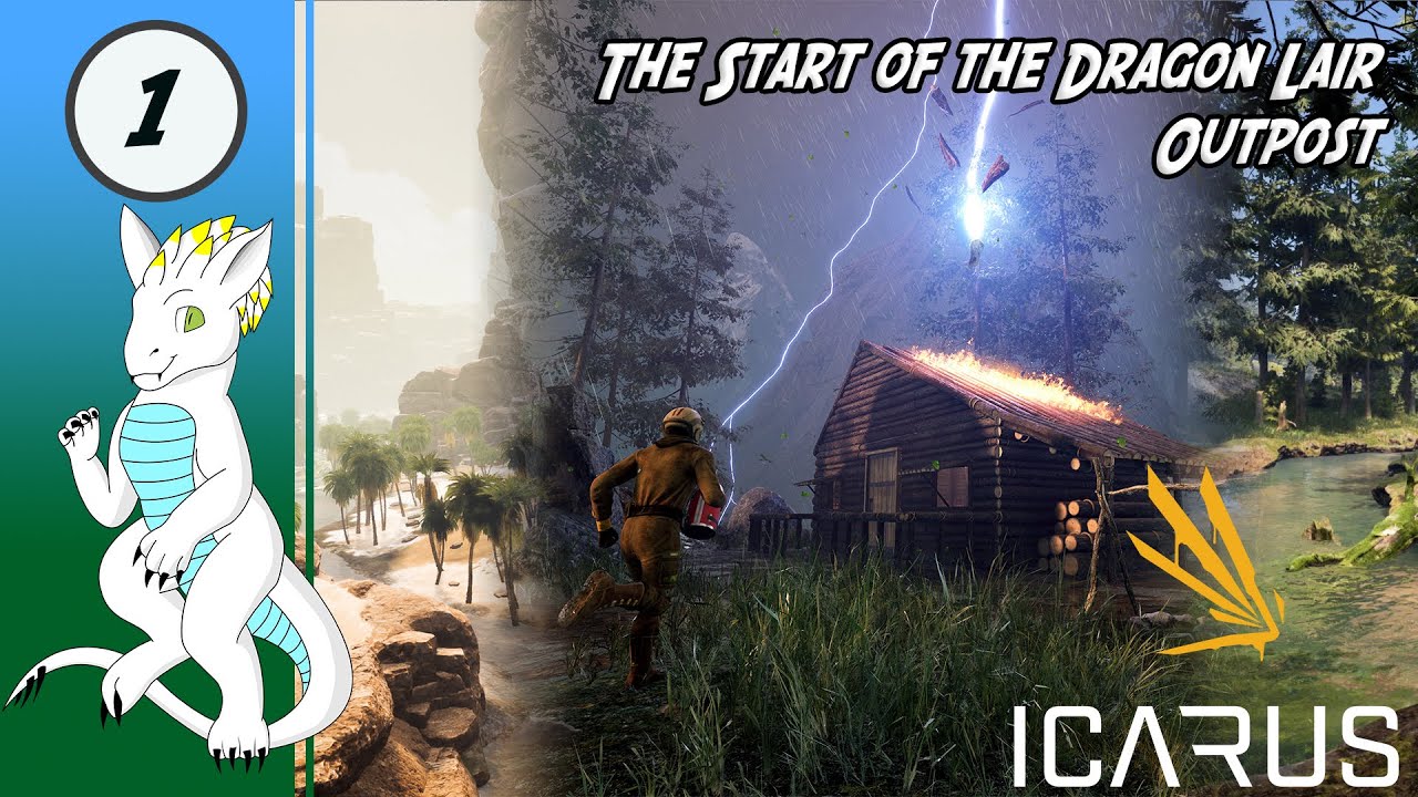 The Start of the Dragon Lair - Let's Play Icarus - Outpost - #1