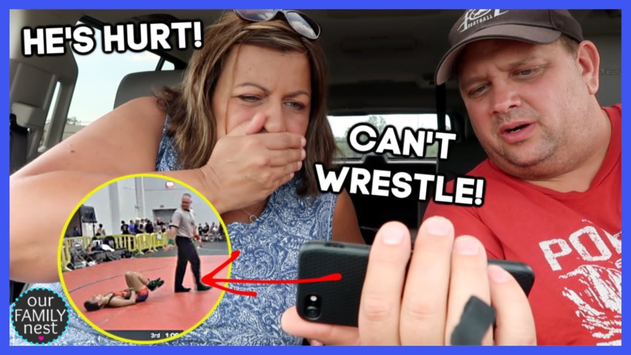 HE GETS REALLY HURT! HAS TO QUIT WRESTLING!