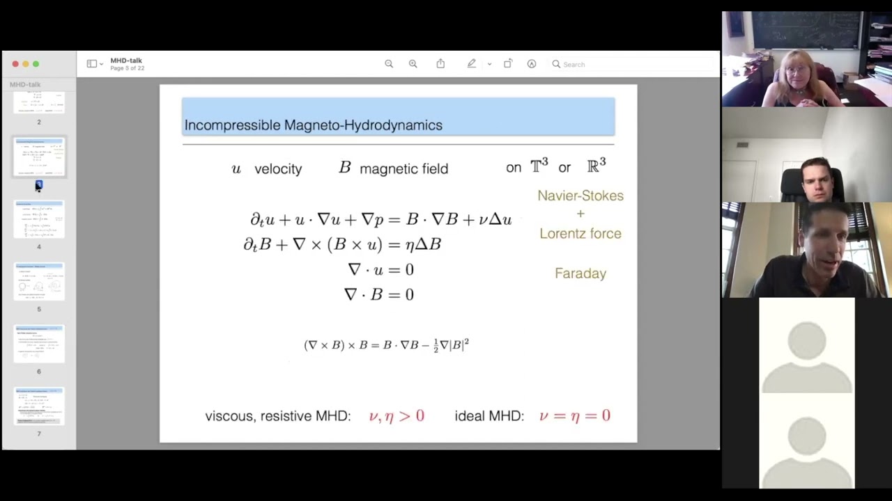 L&aacute;szl&oacute; Sz&eacute;kelyhidi - Magnetohydrodynamic turbulence: weak solutions and conserved quantities