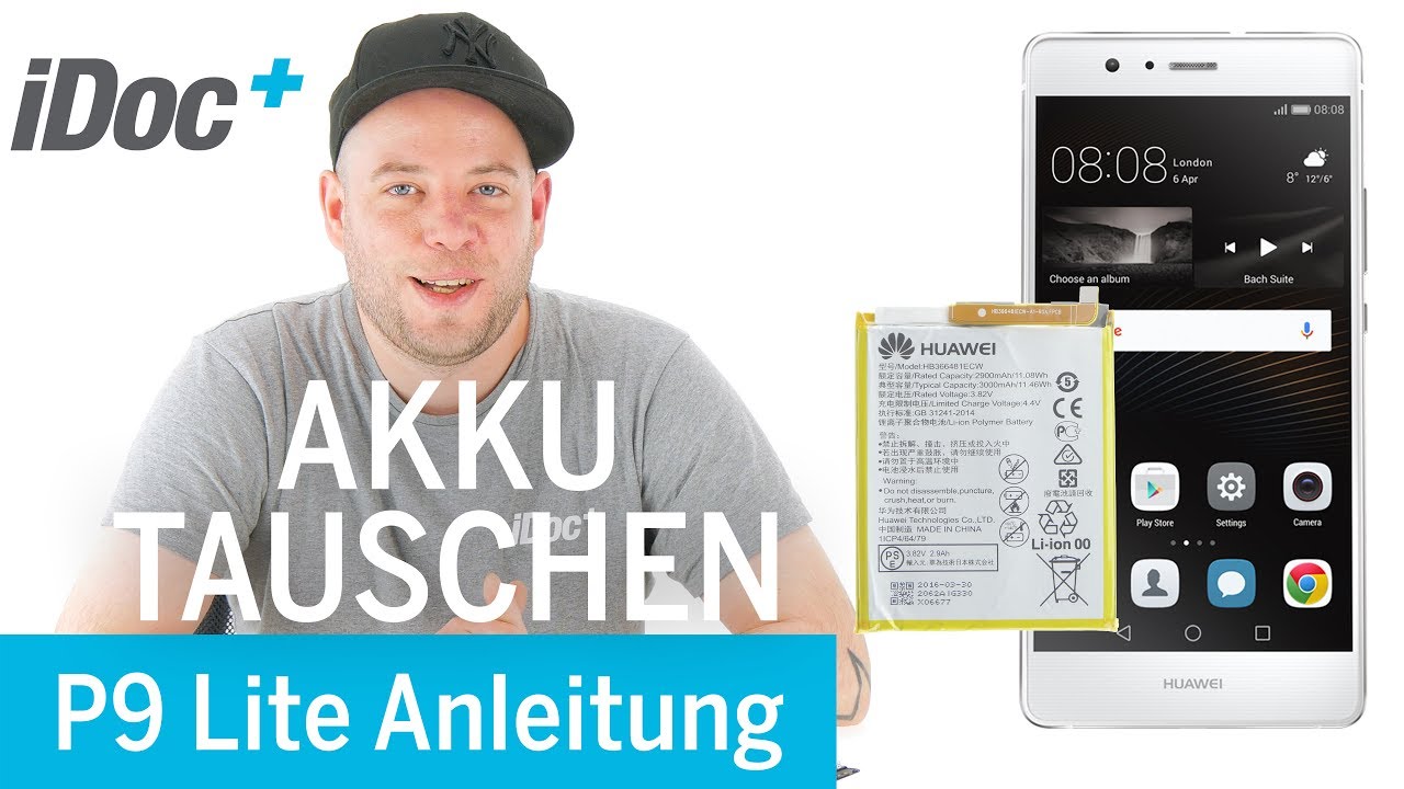Huawei P9 Lite – Akku tauschen [Reparaturanleitung]