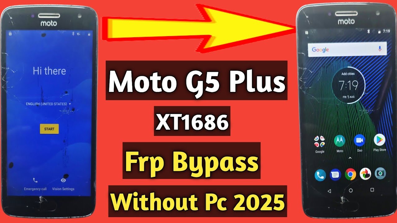 Motorola moto g5 plus frp bypass | Moto g5 plus frp bypass without pc | Moto frp bypass