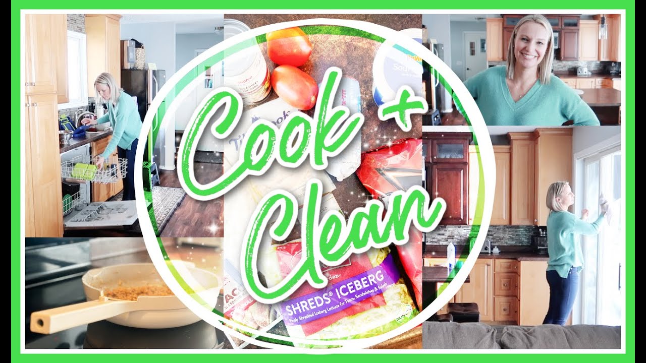 WINTER COOK + CLEAN WITH ME 2023 | CLEANING AND COOKING MOTIVATION
