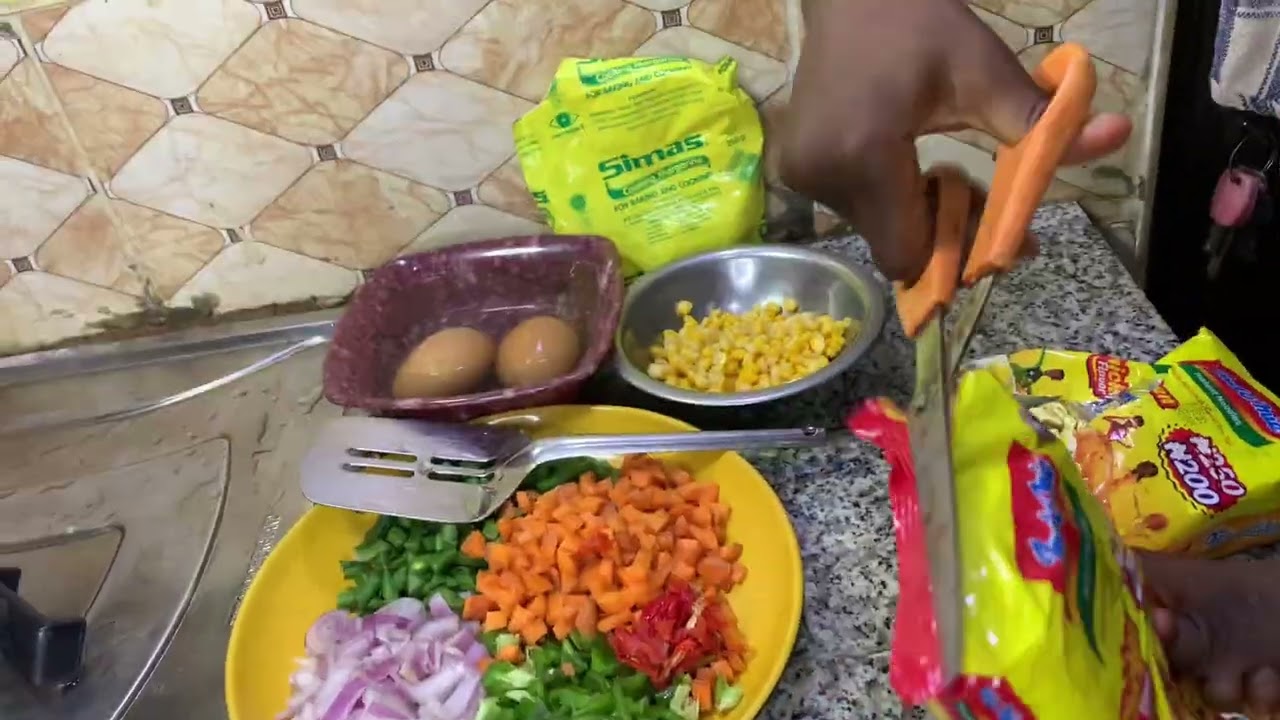 6 years old with Ectrodactyly cooks Noodles and shares with little brother- Overcoming Challenges.