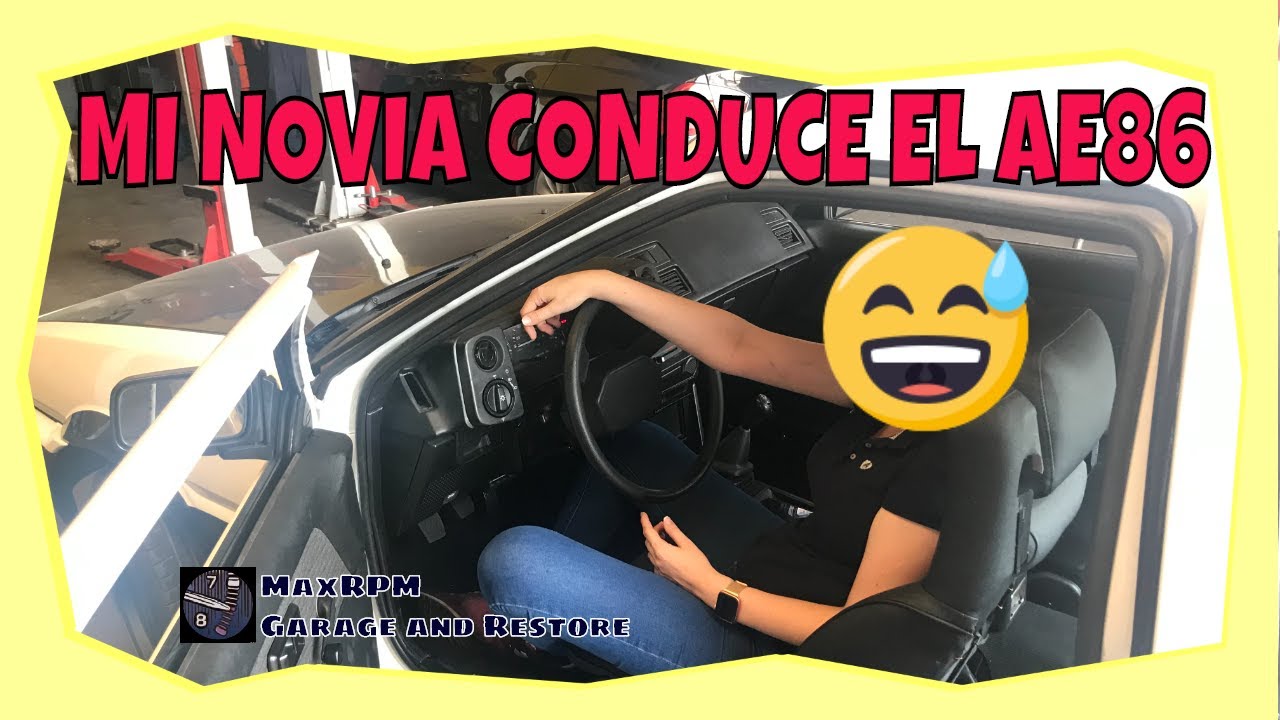 Toyota AE86 Trueno Моя девушка впервые ездит на хачироку 🙋🚗🤦‍♂️