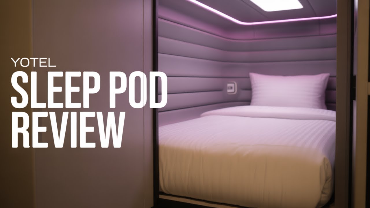 I Tried a Yotel Sleep Cabin at Amsterdam's Schiphol Airport!