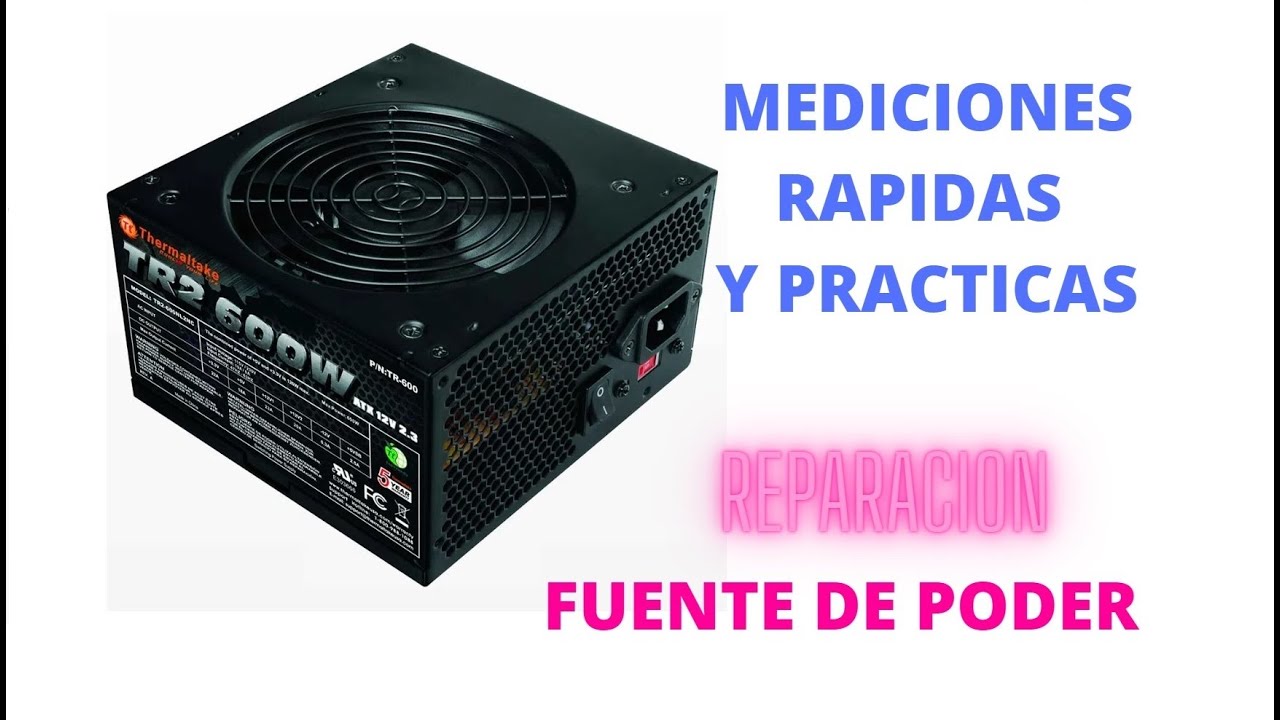 Reparación fuente termaltek -mediciones rapidas y practicas