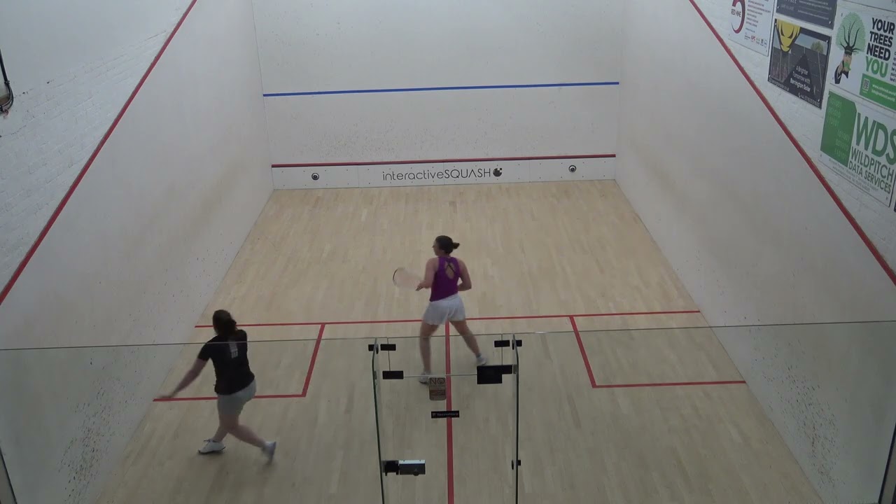 Norfolk Squash Closed Ladies Final JasmineThirst v Katei Cox game 2