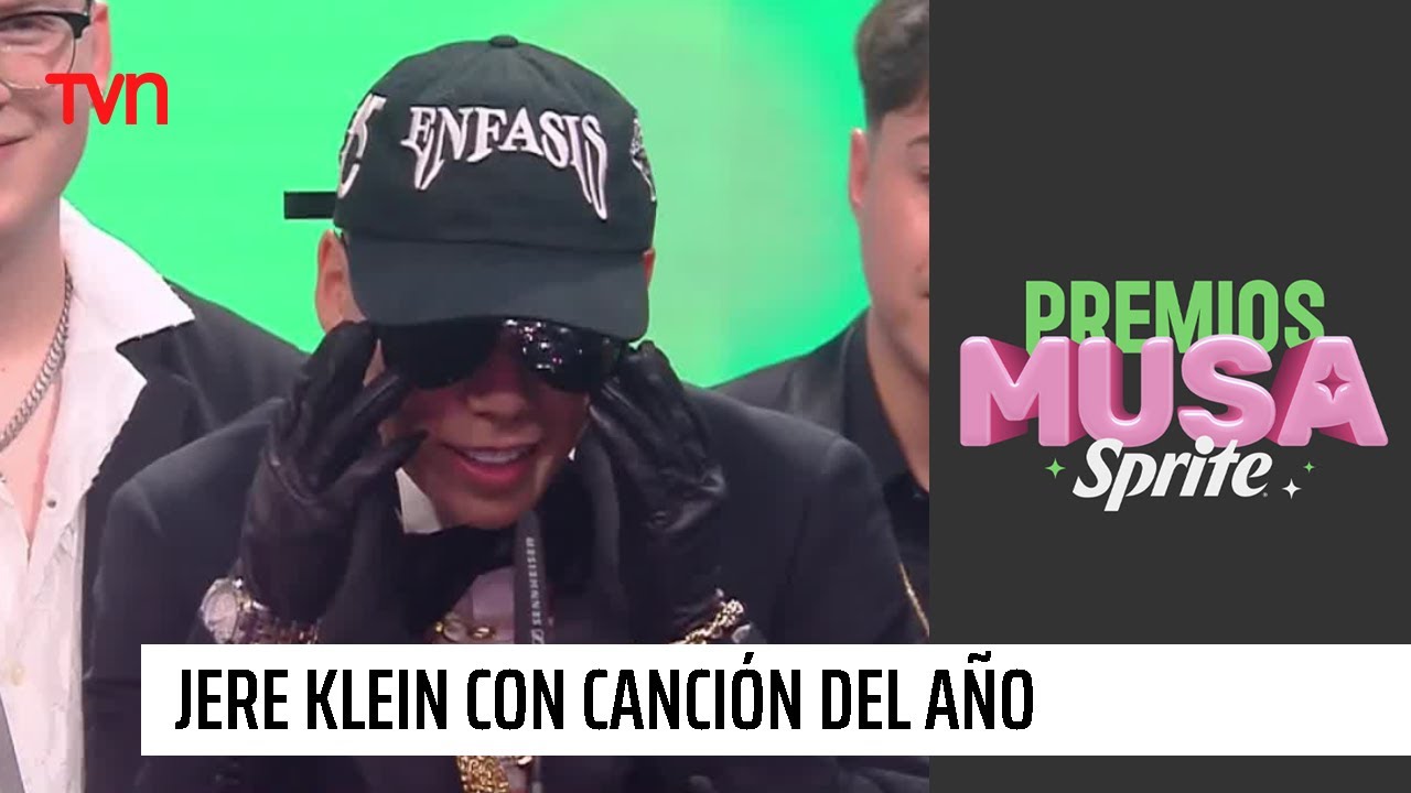 Premios MUSA 2023: Jere Klein se queda con el galardón a canción del año | Premios MUSA Sprite 2023j