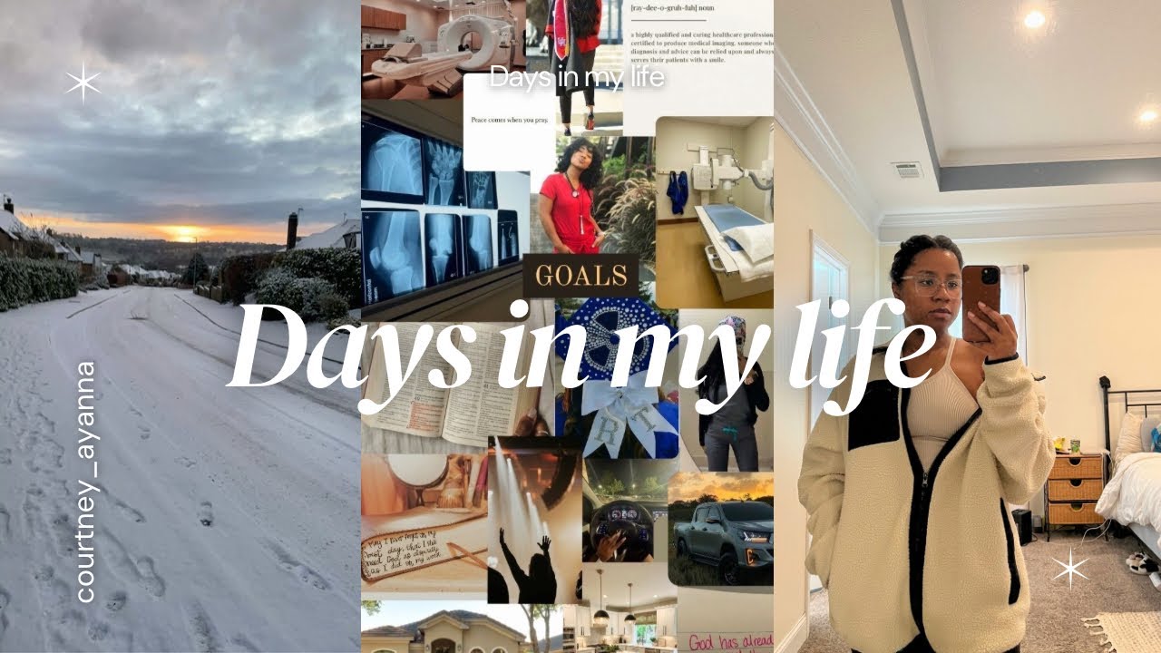 1ST YEAR XRAY STUDENT DAYS IN MY LIFE🌨️🤍| How to study in Xray school,snow days no class,self care