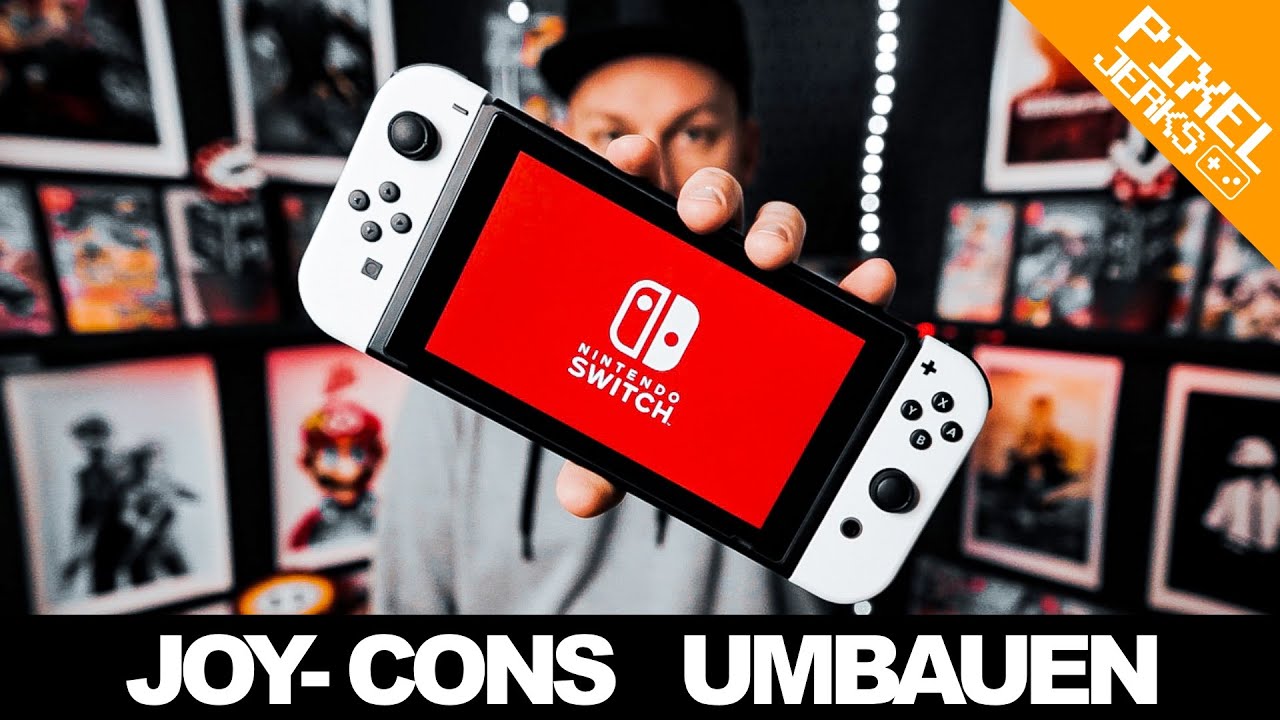 Nintendo Switch Joy - Cons umbauen Tutorial Deutsch 4K (Switch OLED Design)