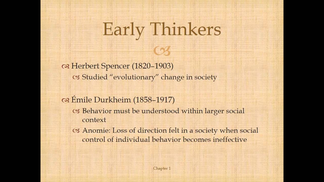 Sociology - Chapter 1
