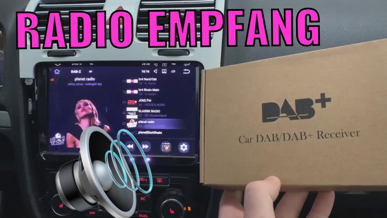 DAB+ BOX f&uuml;r Digitalen Radio Empfang | Kein Radio Empfang im China ANDROID Radio? HIER DIE L&Ouml;SUNG!!