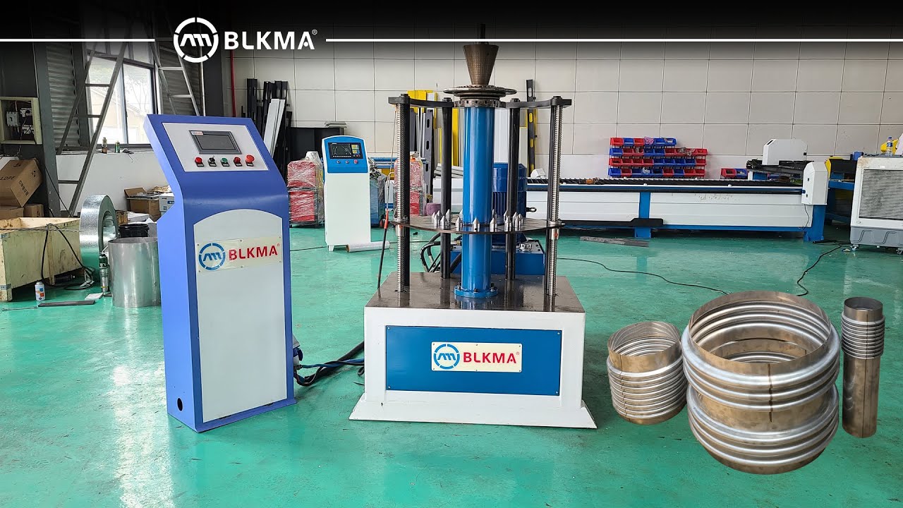 BLKMA® CNC Hydraulic Bellow Tube Forming Machine / Bellow pipe forming machine / Auto Bellows Metal
