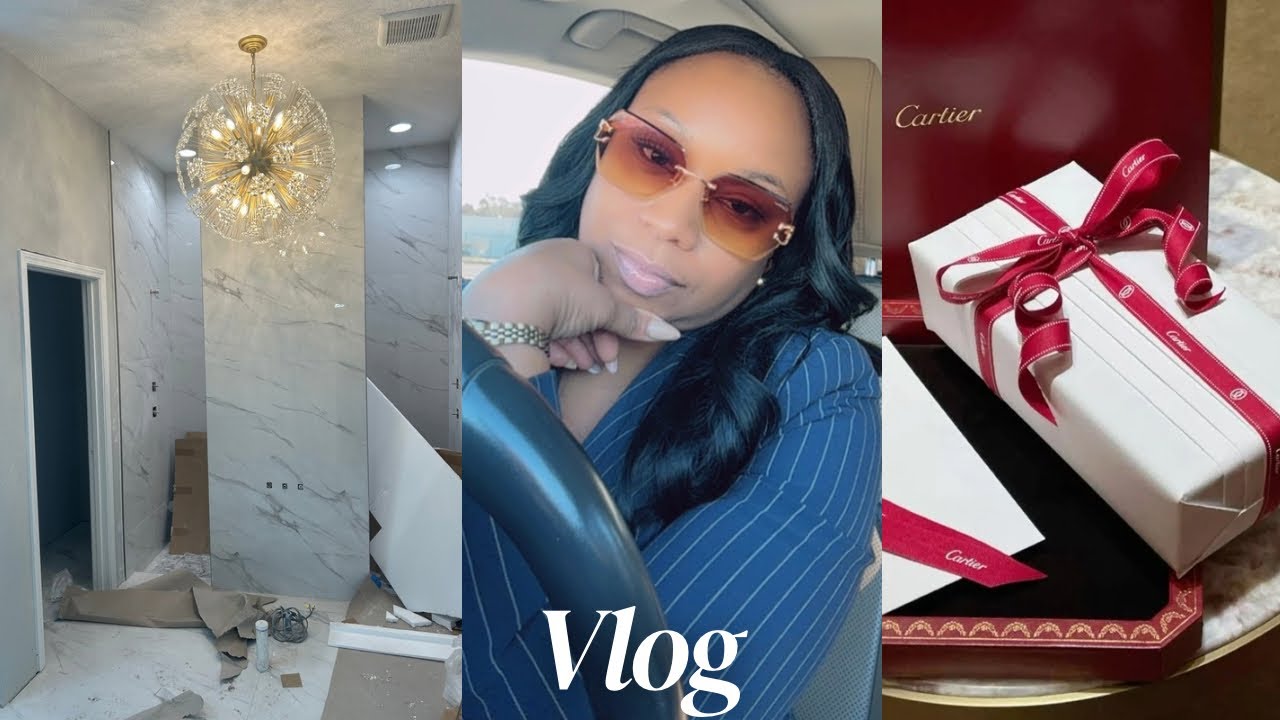 INTERIOR DESIGN UPDATE! + CARTIER GIFT! + BDAY DINNER! + DAILY HEALTHY HABITS! + CALL ME BOSS LADY! 