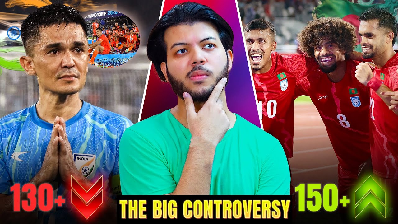 BANGLADESH BETTER THAN INDIA? BIG CONTROVERSY IN SOUTH ASIAN FOOTBALL EXPLAINED🔥 #indianfootball