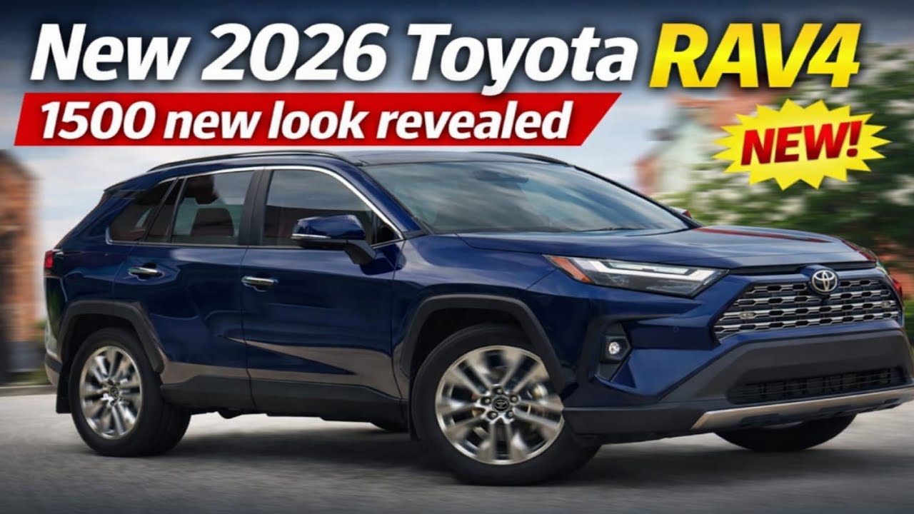 New 2026 Toyota RAV4 1500 new look revealed.
