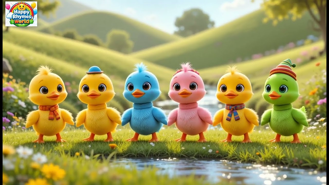 Five Little Ducks 🦆 | Counting Song for Kids | Nursery Rhymes