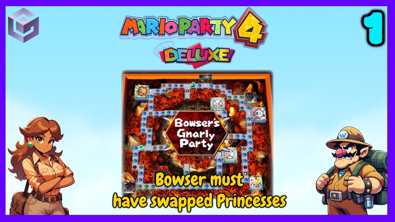 【Mario Party 4:  Deluxe Co-op】Bowser's Gnarly Party [5]