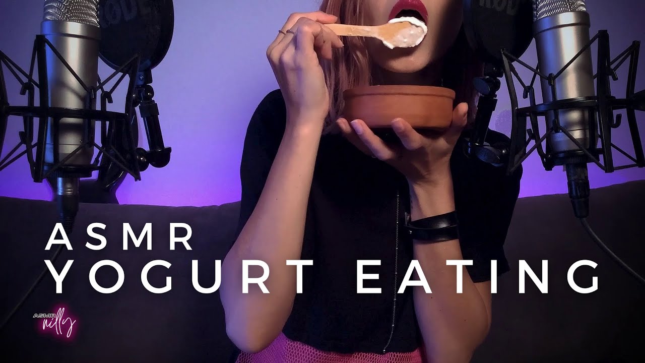 ASMR Yogurt Eating | Ear to Ear Relaxing Sounds (No Talking)