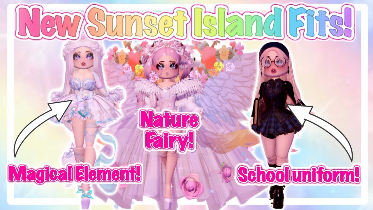 OUTFIT IDEAS FOR THE NEW SUNSET ISLAND THEMES!