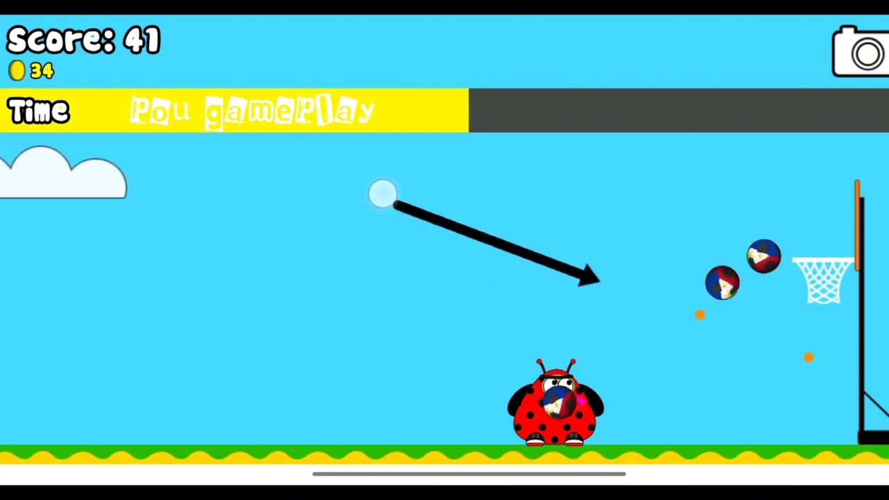 POU BASKETBALL | JOGUINHO DO POU | POU GAMEPLAY PART 9