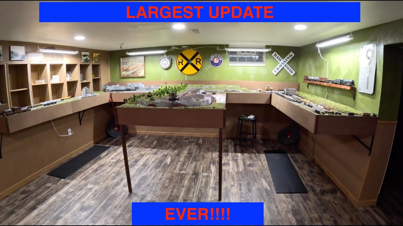 HUGE BASEMENT N SCALE LAYOUT UPDATE! - PART 19