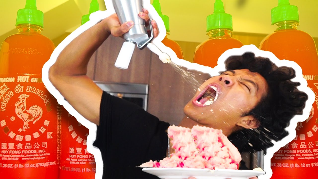 DIY SRIRACHA WHIPPED CREAM!!!