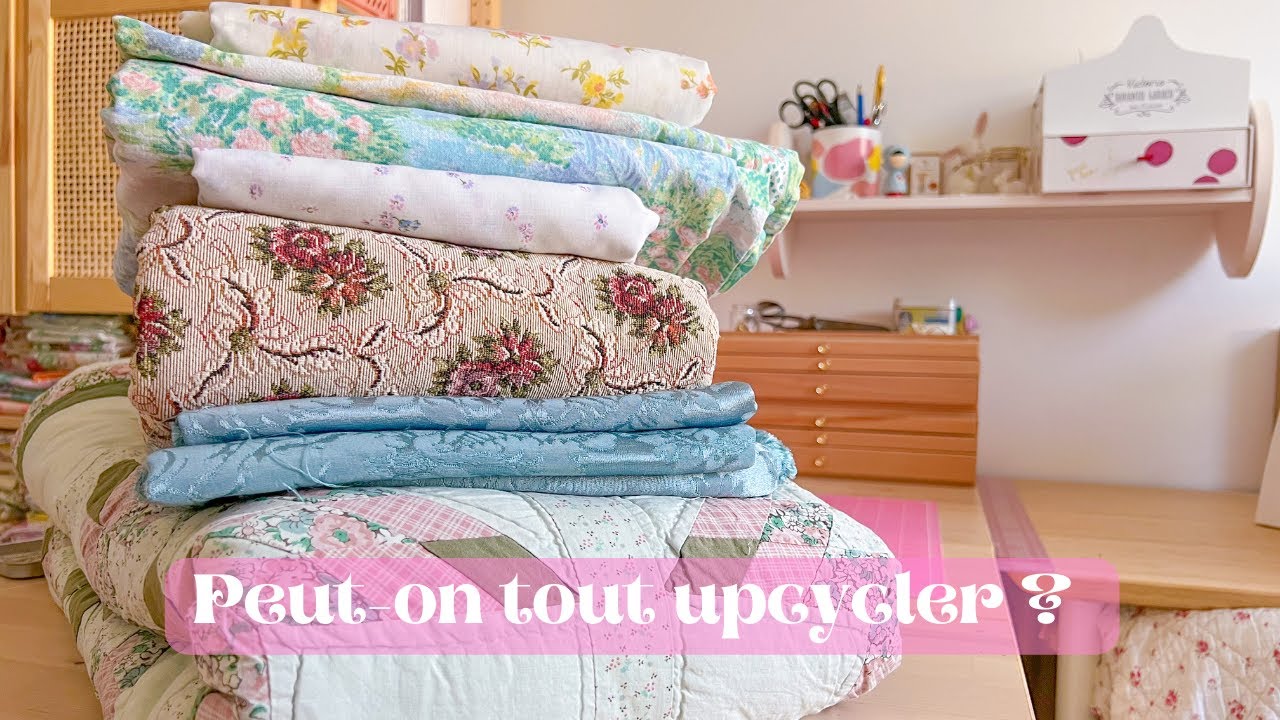Haul tissus de seconde main 🌼 : peut-on tout upcycler ?