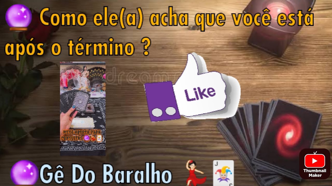 #afastamento 🔮 Como ele(a) acha que você está após o término?#tarot #baralhocigano #amortarot