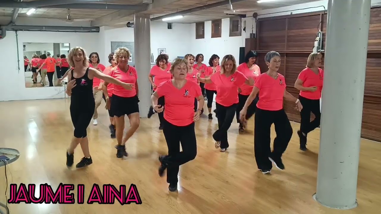 Line dance Bailando en pijama 