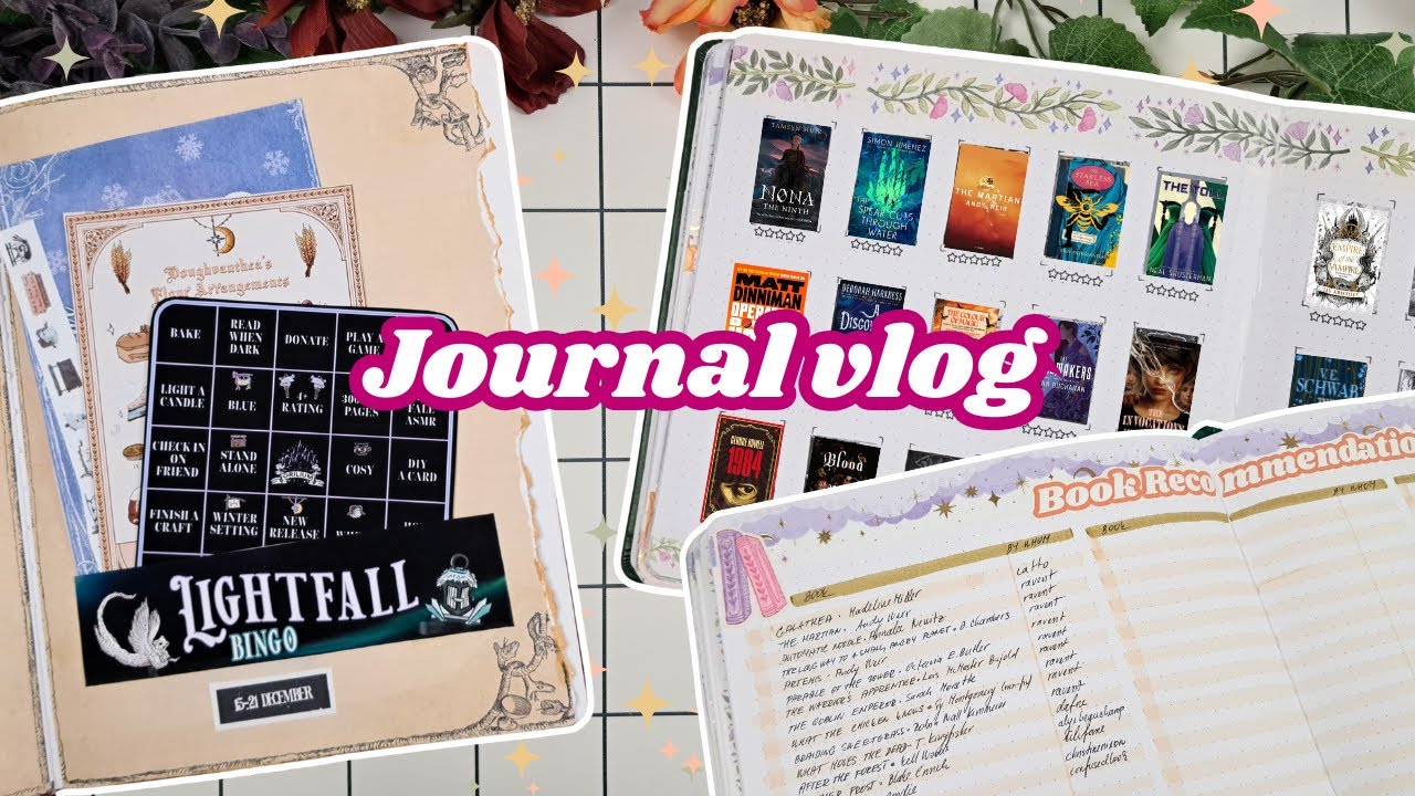 ONE MORE addition to my Reading Journal, 26 books to read in 2026 & Lightfall Update✨journal vlog