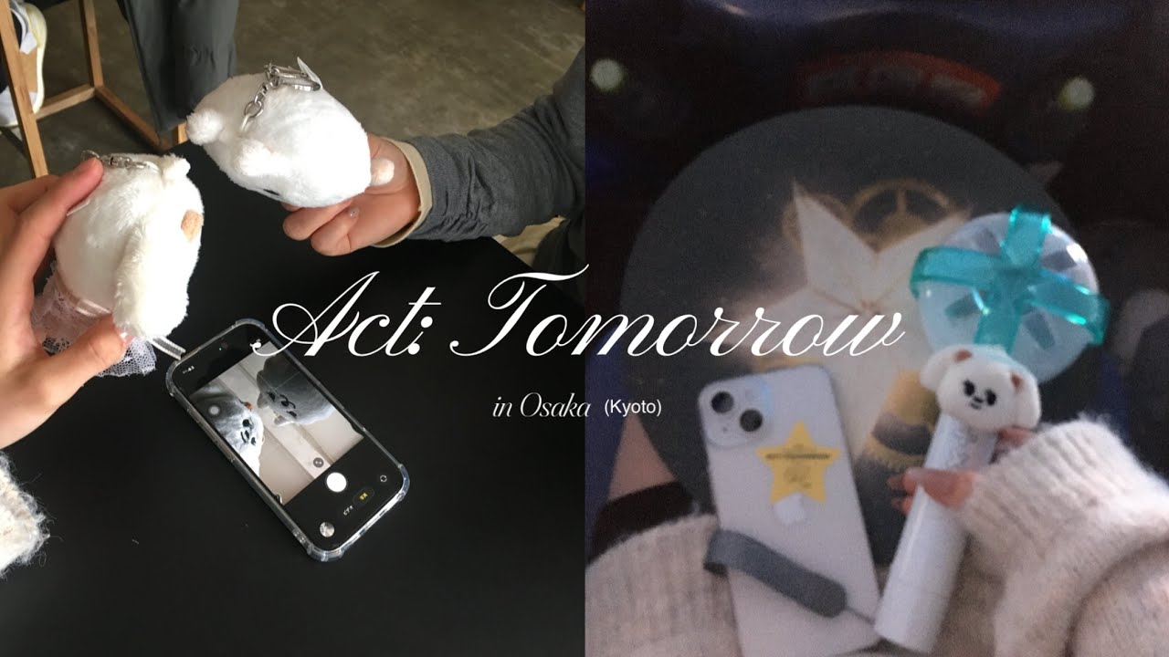 Concert Vlog:)TXT ACT:TOMORROW in Osaka❄️┆京セラドーム┆真冬の京都旅行┆