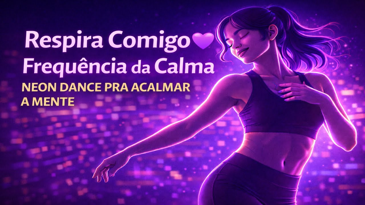 Respira Comigo 💜 Frequência da Calma | Neon Dance Pra Acalmar a Mente