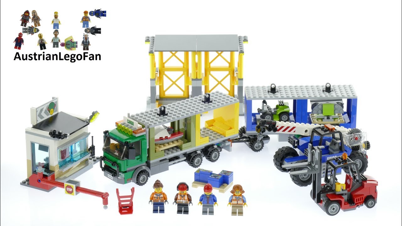 Lego City 60169 Cargo Terminal Speed Build