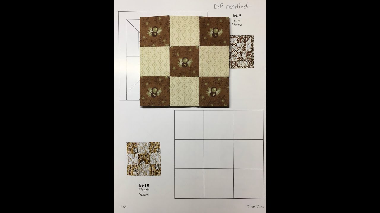 M10 Block Assembly - Dear Jane Goes EPP