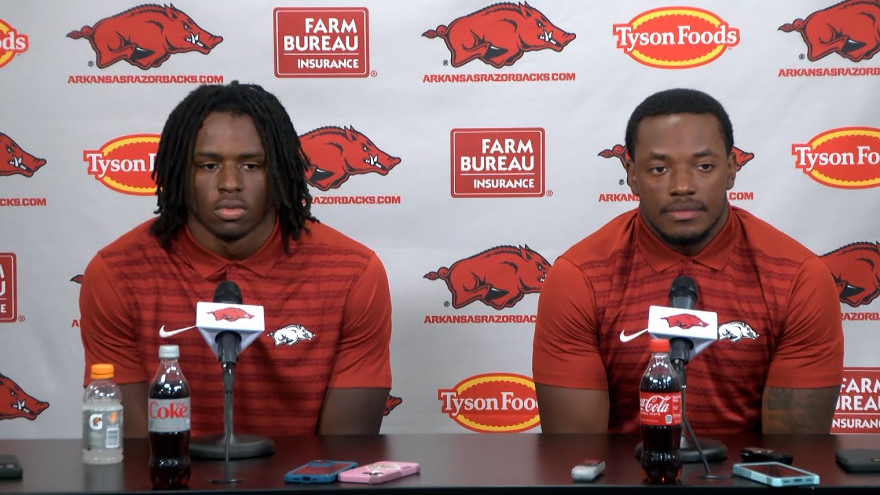 Arkansas linebackers Brad Spence and Anthony Switzer talk about fall camp and more