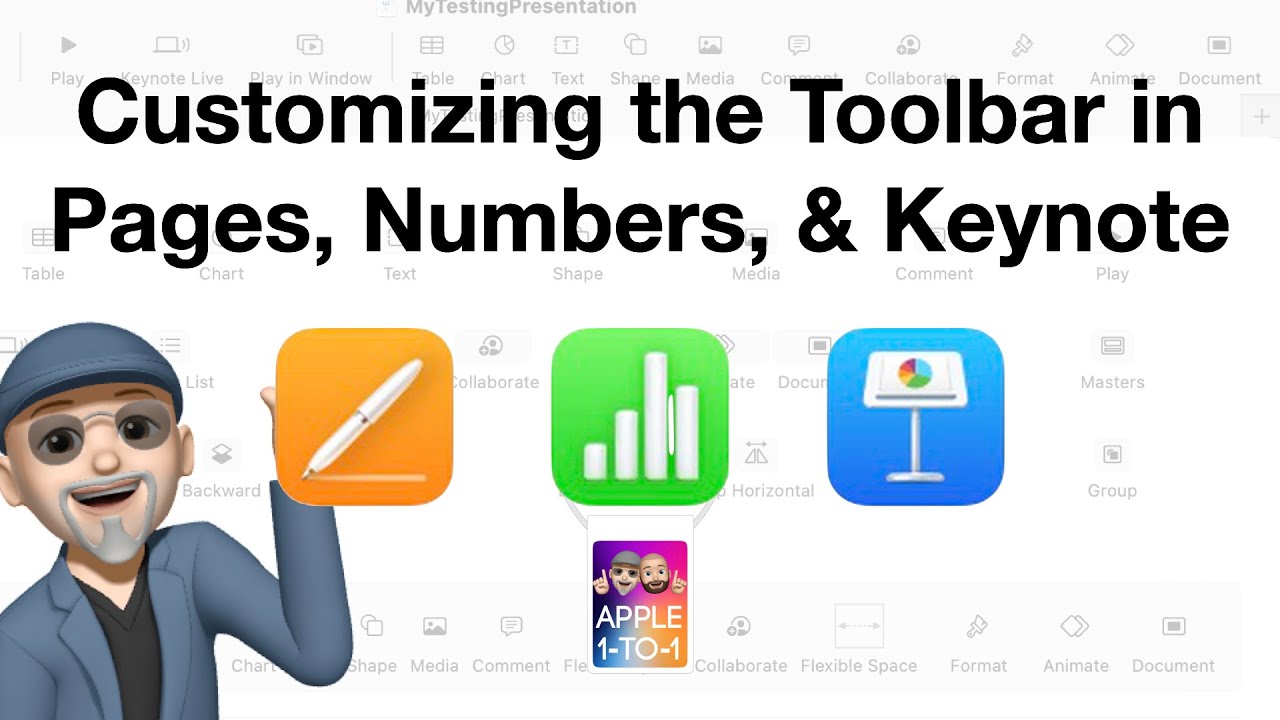 How To: Customize the Toolbar in Apple Pages, Numbers, & Keynote