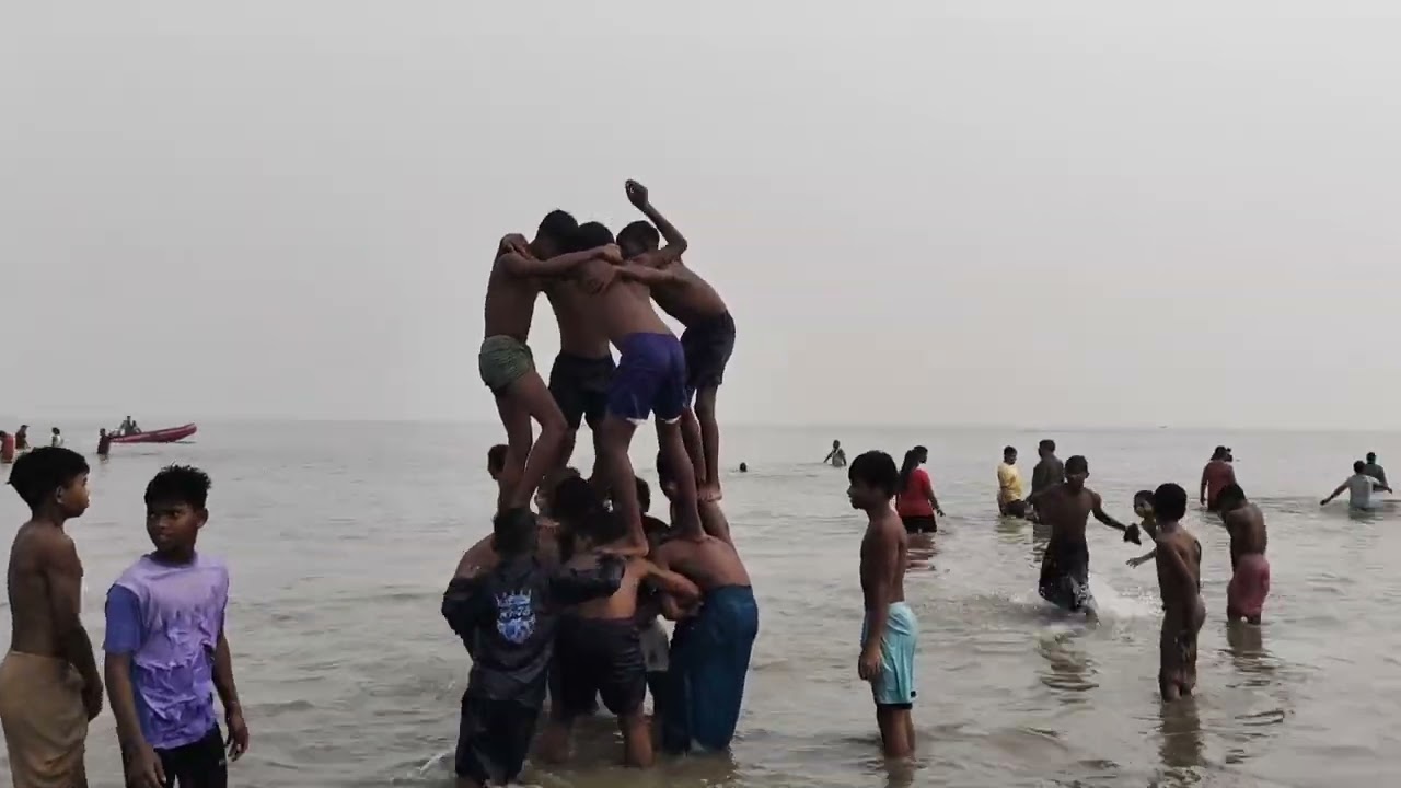 Fun at Digha Sea Beach... With our students...# 2026 Picnic & Study Tour.. #Chhadakata Ashram School