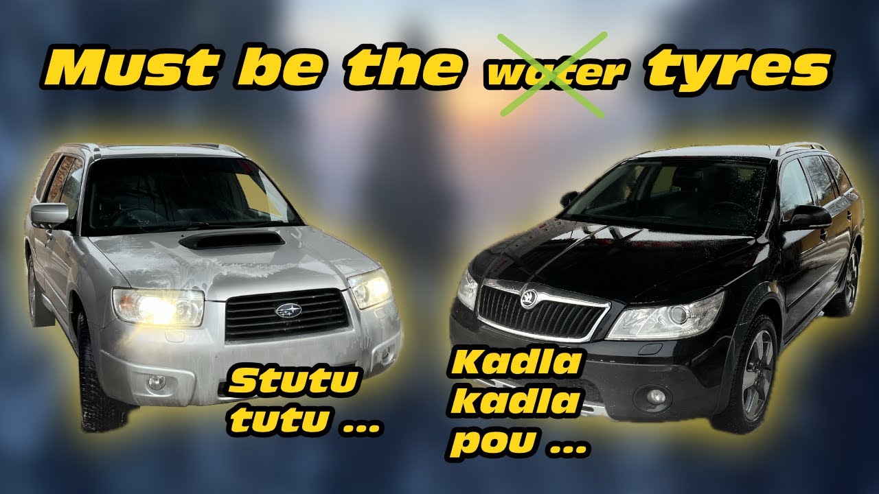 Must be the tyres | AWD winter ride with Subaru Forester and Škoda Octavia Scout