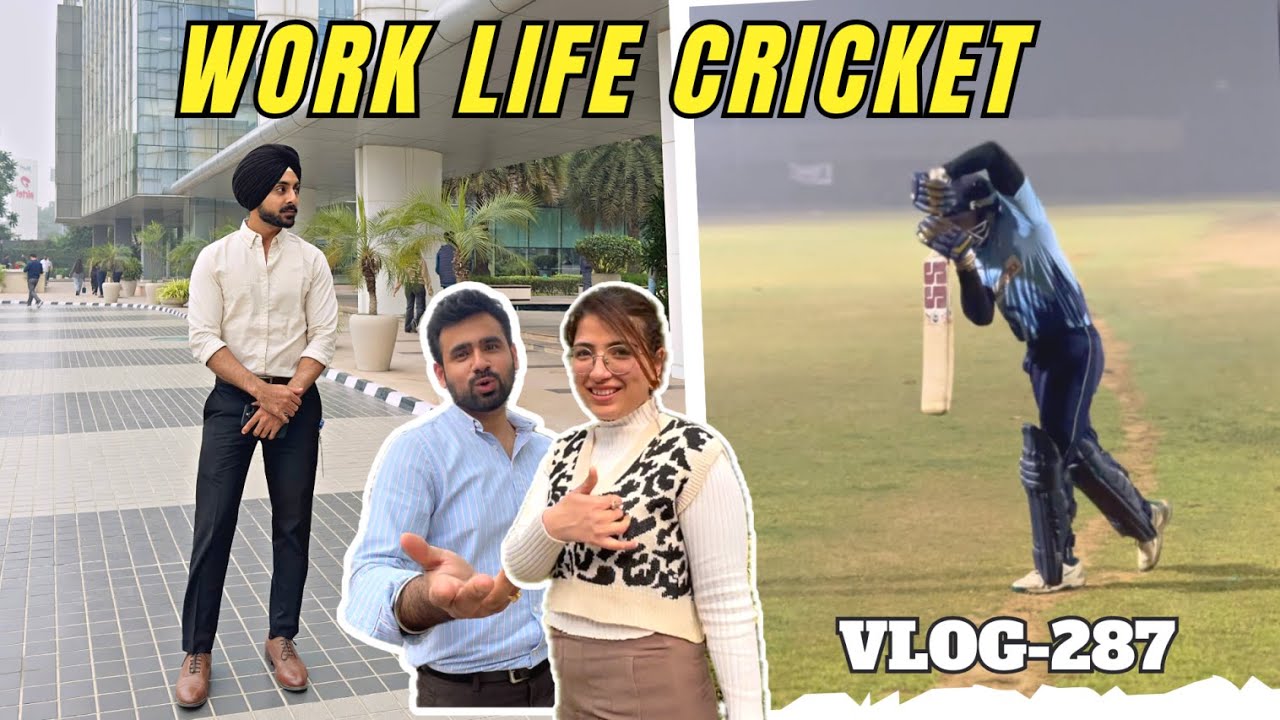 Office Meeting ❌ Cricket Match ✅ | WORK LIFE BALANCE